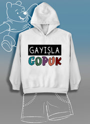 Gayışla Gopuk (Üniseks Çocuk Kapüşonlu)