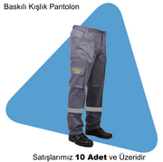 Şirket Logolu Baskılı  (İşçi Pantolonu Kışlık)