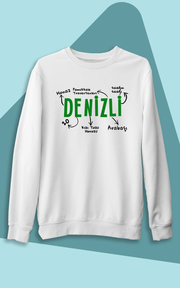 Denizli Tasarımı(Üniseks Kapüşonsuz)
