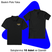 Şirket Logolu Amerikan Pike Ön Baskılı Tişört