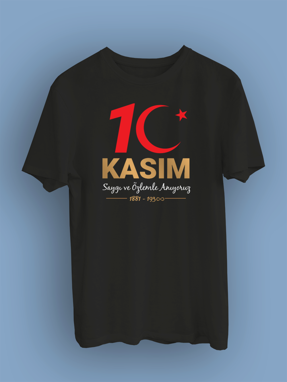 10 Kasım (Üniseks Tişört)
