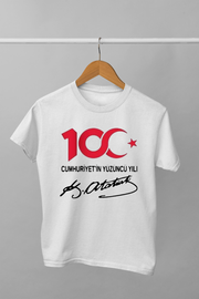 100. Yıl Cumhuriyet (Uniseks Çocuk Tişört)