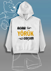 Agan Yörük Goçum  (Üniseks Çocuk Kapüşonlu)