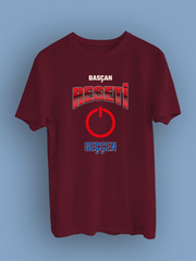 Basçan Reseti Geççen (Üniseks Tişört)