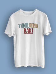 Yamıldırın Bak!(Üniseks Tişört) biyace3