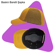 Şirket Logolu Baskılı Baretli Şapka