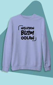 Nişleyon Bizimoolan (Üniseks kapüşonsuz)