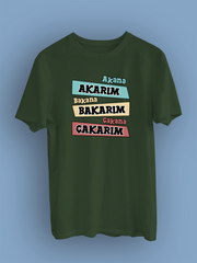 Akana Akarım Bakana Bakarım Çakana Çakarım (Üniseks Tişört)