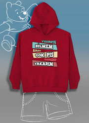 Yüzmeyi Bilmem Ama Çok Pis Gemiler Yakarım (Çocuk Kapüşonlu)