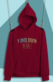 Yamıldırın Bak !(Üniseks Kapüşonlu) biyace3