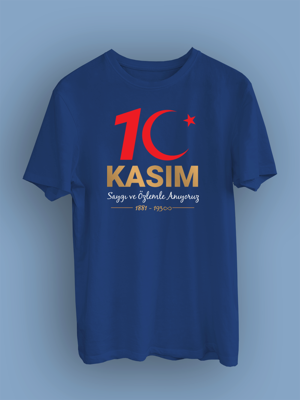 10 Kasım (Üniseks Tişört)