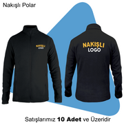 Şirket Logolu  Ön ve Arka Nakışlı Polar