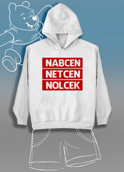 Nabcen Netcen Nolcek    (Üniseks Çocuk Kapüşonlu)