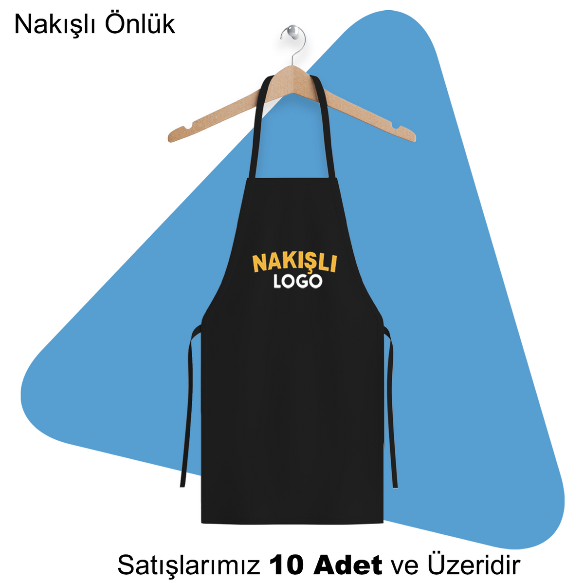 Şirket Logolu Nakışlı Önlük