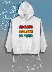 Amcasına Yaslanan Dik Yürür  (Çocuk Kapüşonlu)