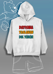 Dayısına Yaslanan Dik Yürür  (Çocuk Kapüşonlu)