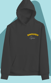 Enough Gari Sol Göğüs Minimal (Üniseks Kapüşonlu)