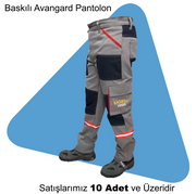 Şirket Logolu Baskılı Avangard Pantolon