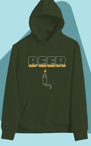 Beer Şarj (Üniseks Kapüşonlu)