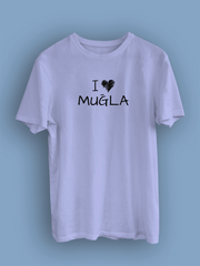 I Love Muğla (Üniseks Tişört)