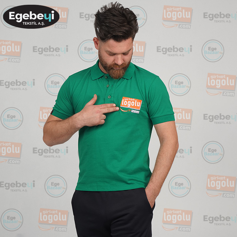 Nakışlı Polo Yaka Tişört