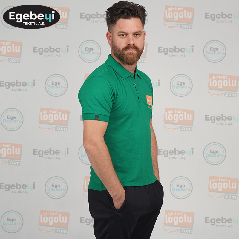 Nakışlı Polo Yaka Tişört