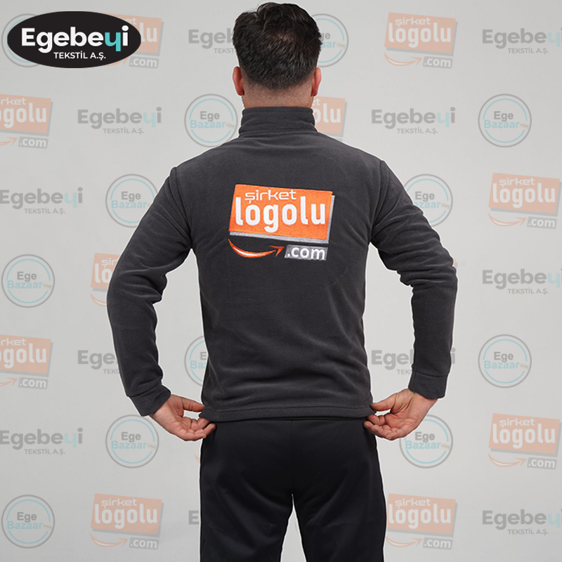Nakışlı Polar Ceket