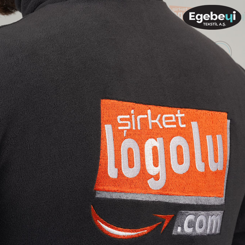 Nakışlı Polar Ceket