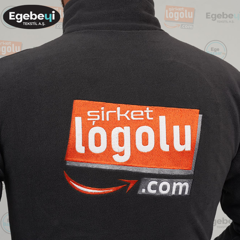 Nakışlı Polar Ceket