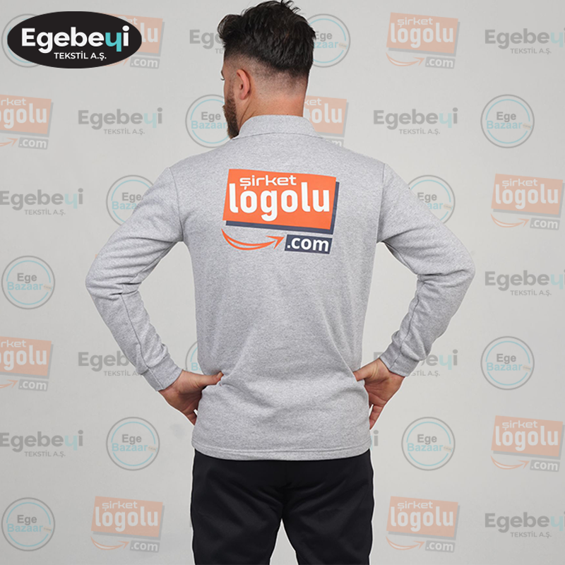 Uzun Kollu Polo Yaka Tişört