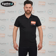 Baskılı Polo Yaka Tişört